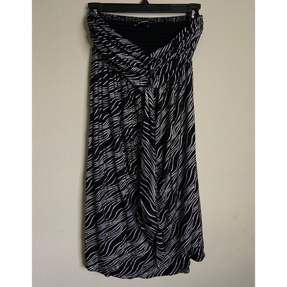 EXPRESS STRAPLESS ZEBRA PRINT DRESS🖤🤍 - Picture 1 of 3